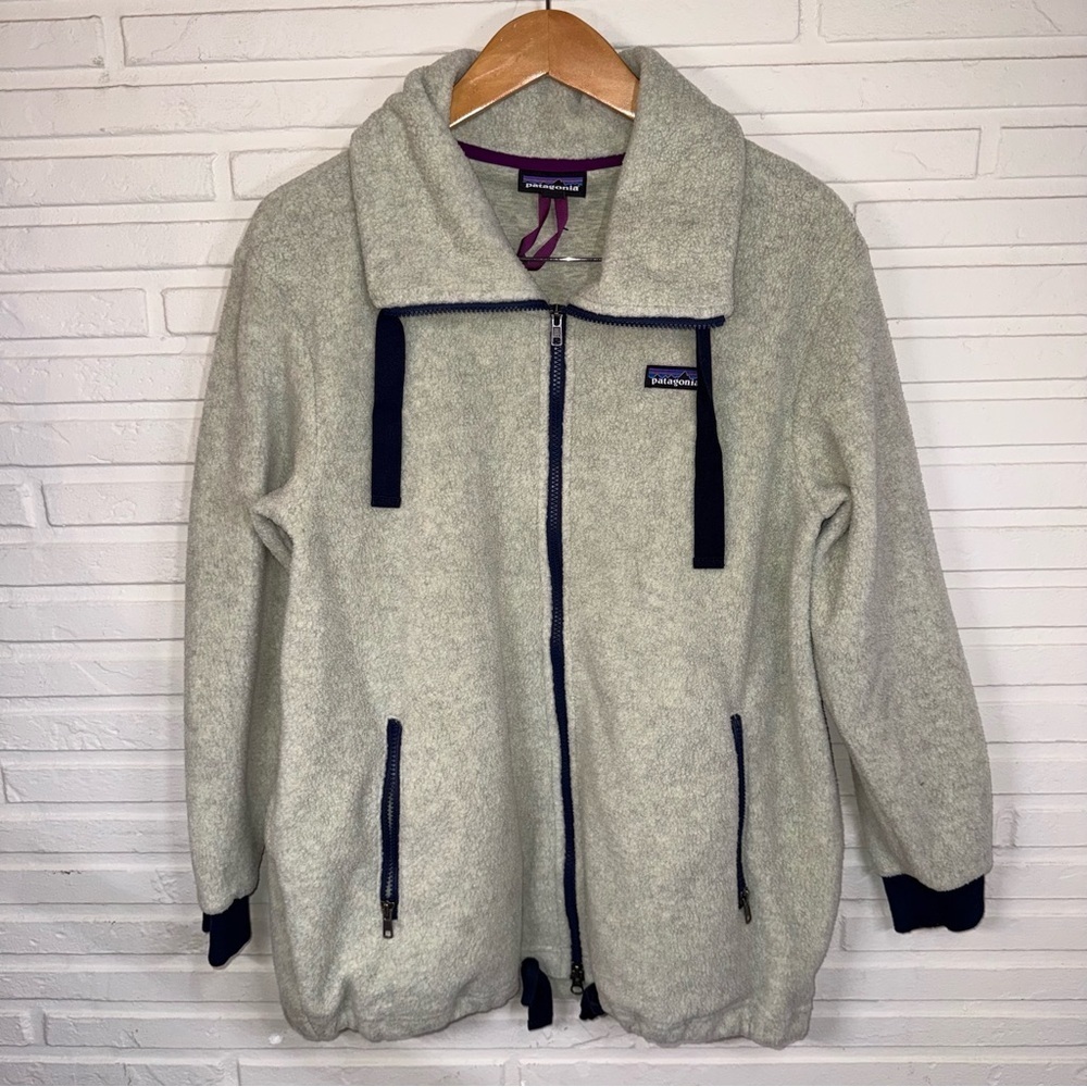 Patagonia Oat Shearling Full Zip Fleece Jacket , Women’s Size Small 26150
